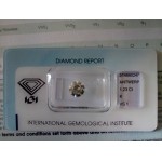 Natural Diamond ct.1.23 K Vs1