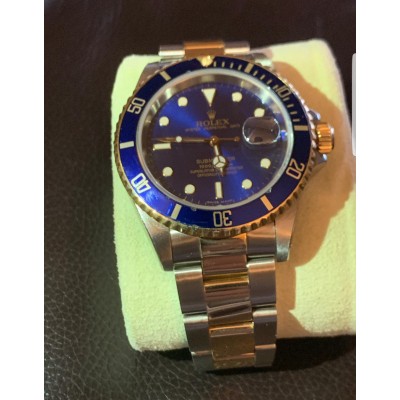 ROLEX SUBMARINER 16610 gold and steel 